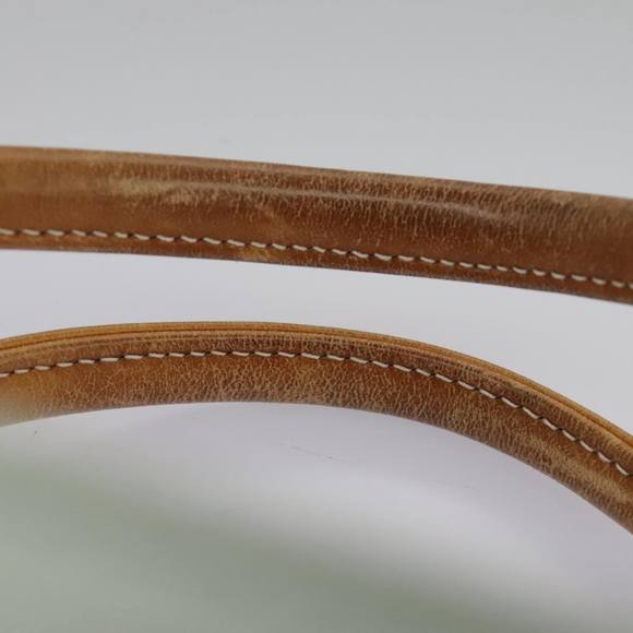 Burberrys Blue Label Tote Bag Nylon Leather Light Blue Brown Silver Auth ti2219 - Picture 11 of 16